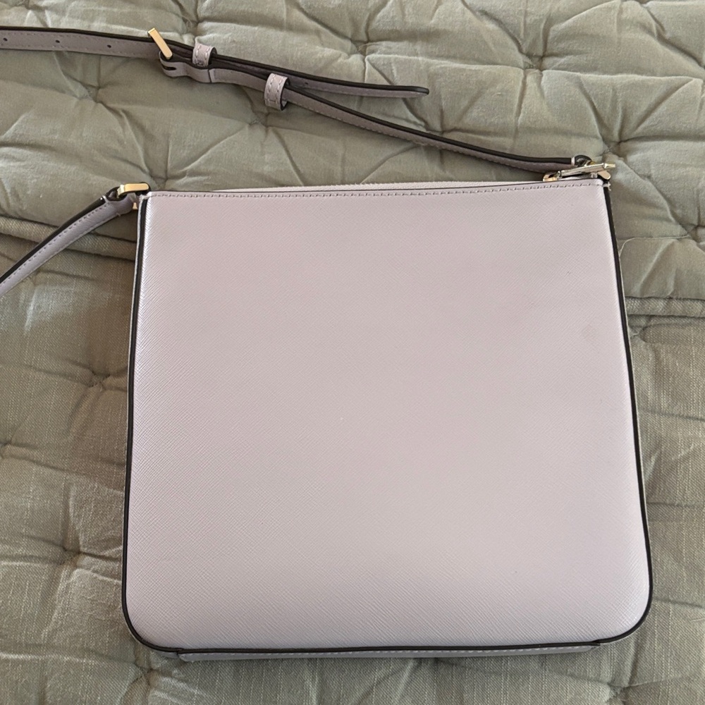 kate spade light lavender leather crossbody with gold hardware - Picture 5 of 7